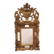 Regency style mirror with carved and gilded wood frame, early 19th century