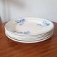 Set of 6 vintage plates made in France