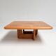 Beechwood mosaic inlaid coffee table, 1970s
