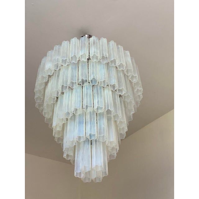 Contemporary murano glass chandelier