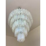 Contemporary murano glass chandelier