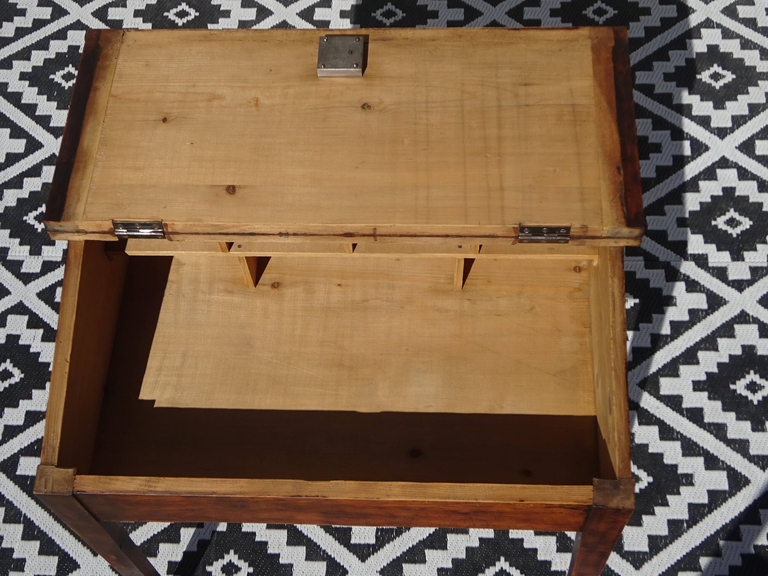 Small vintage desk with storage.