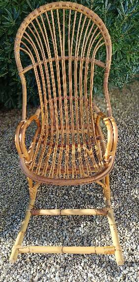 Rattan rocking chair