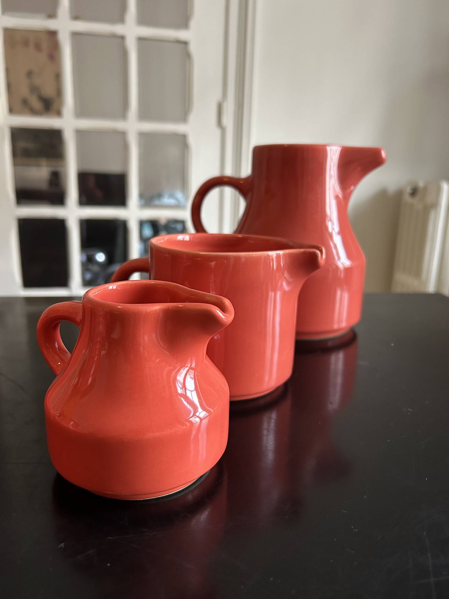 service de vaiselle Niderviller corail 24 piéces 1970