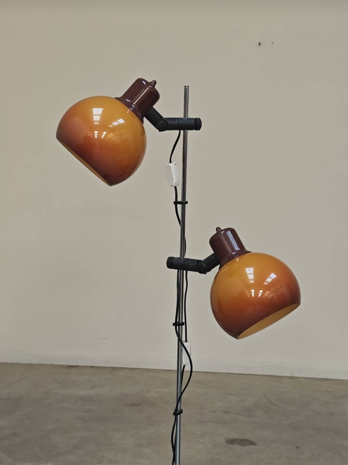 Adjustable Space Age Eye Ball Floor Lamp Hungary 1960