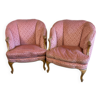 Lot de deux bergères