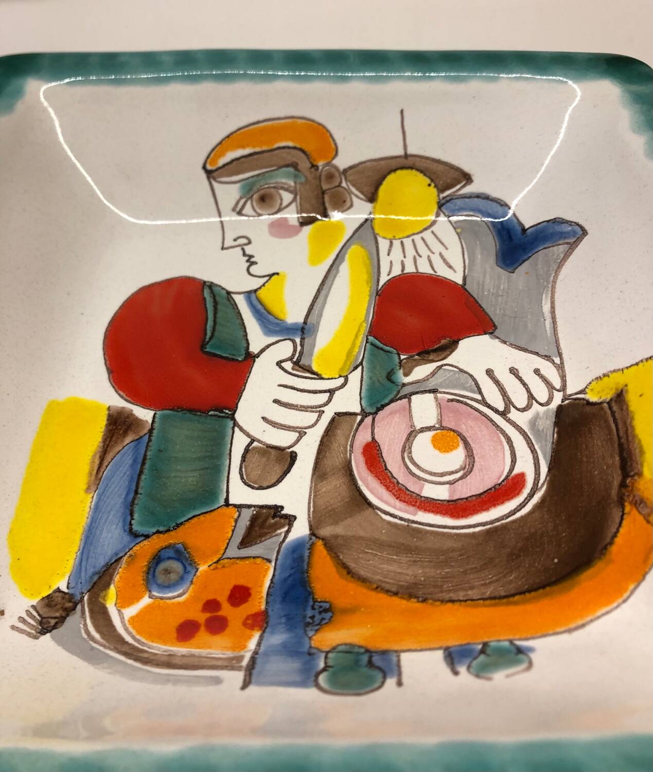 Italian ceramic dish by De Simone
