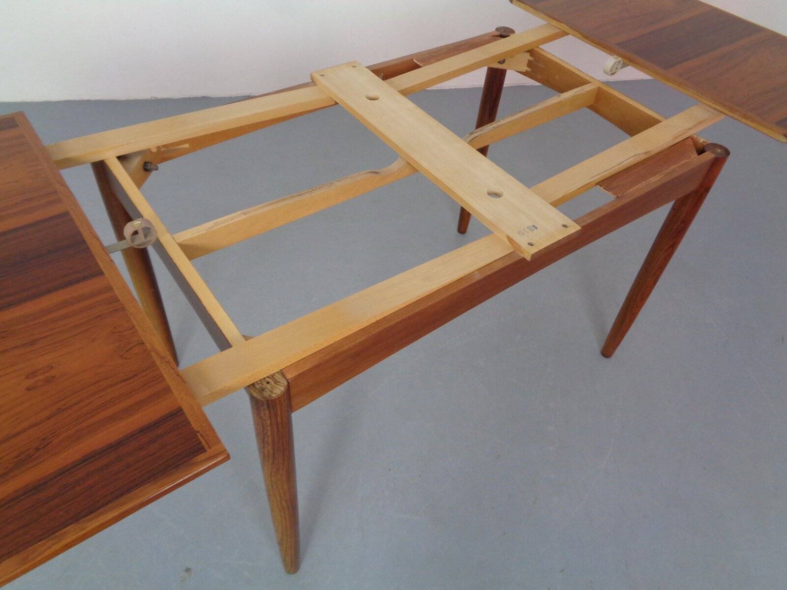 Danish Extendable Dining Table by Rosewood, 1960s