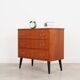Commode en teck, design suédois, années 1970, fabrication : Suède