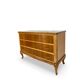 Commode italienne en noyer du milieu du siècle, années 1960.