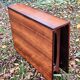 Table pliante Bendt Winge design scandinave 50-60 palissandre Kleppe