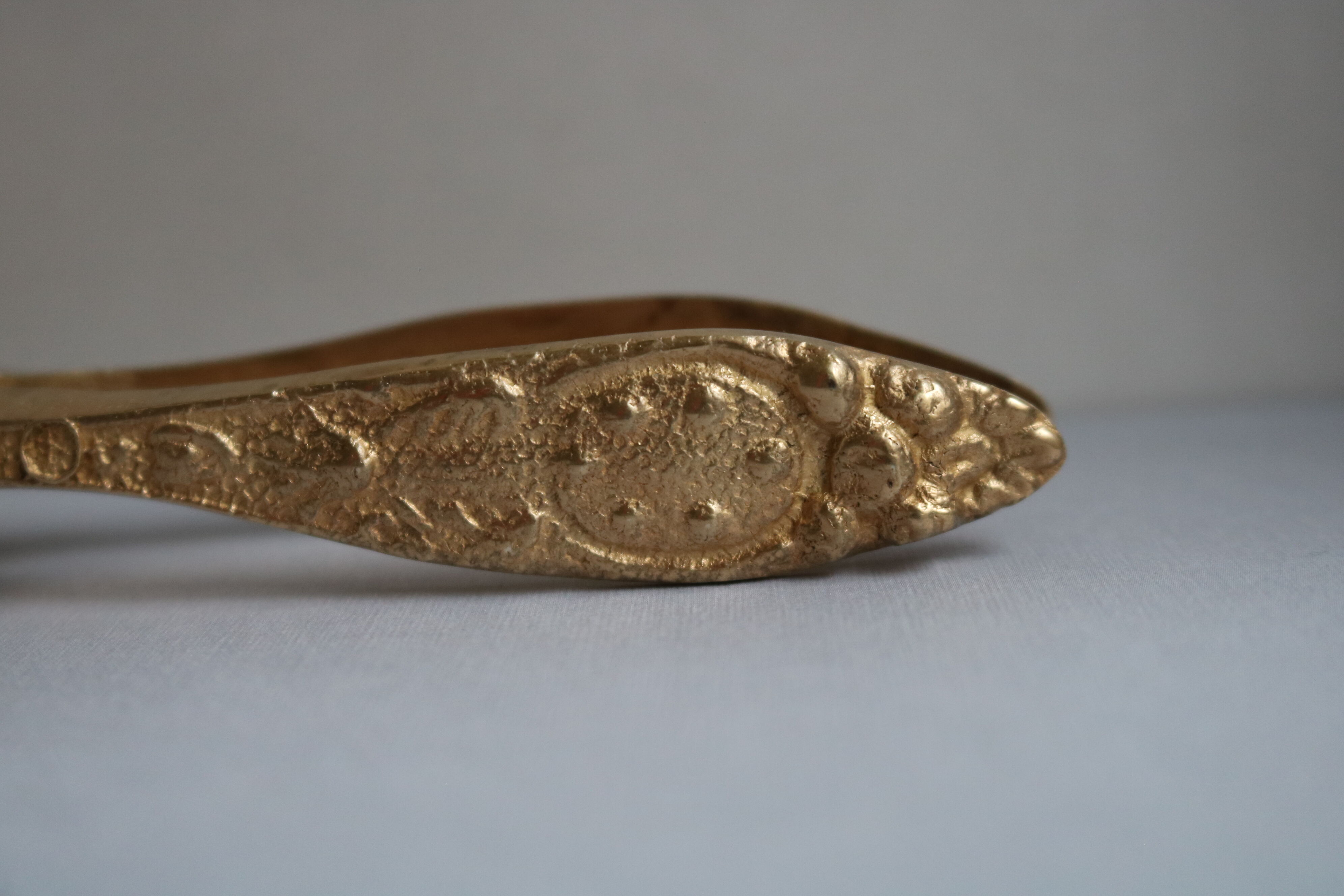 Vintage brass ornate nutcracker