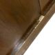 Vintage brutalist buffet/bar/dark wood sideboard