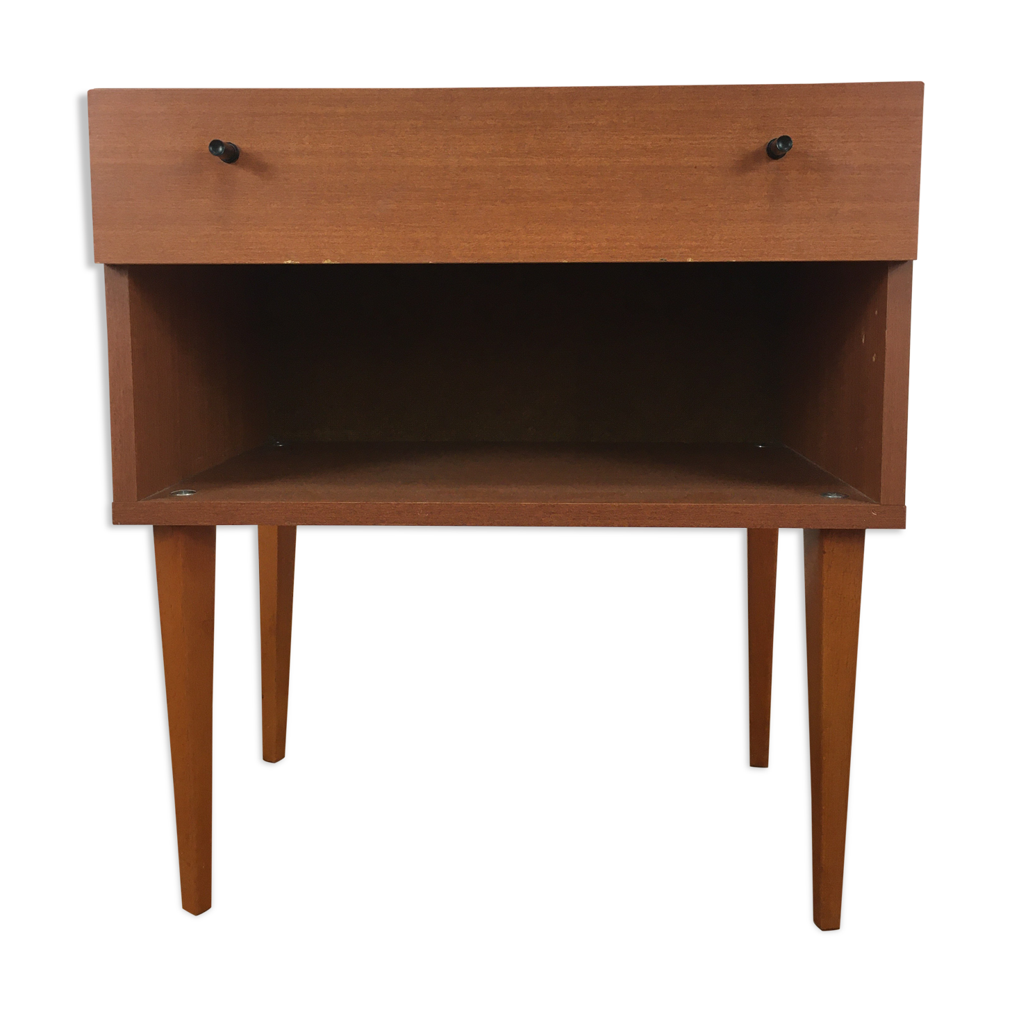 Scandinavian bedside 1 vintage drawer