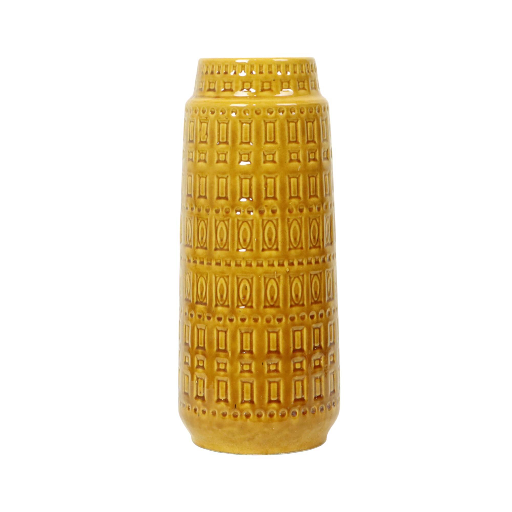 Vintage Scheurich Inka Vase West Germany Ceramics 260-40