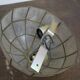 Mother-of-pearl and brass ceiling light