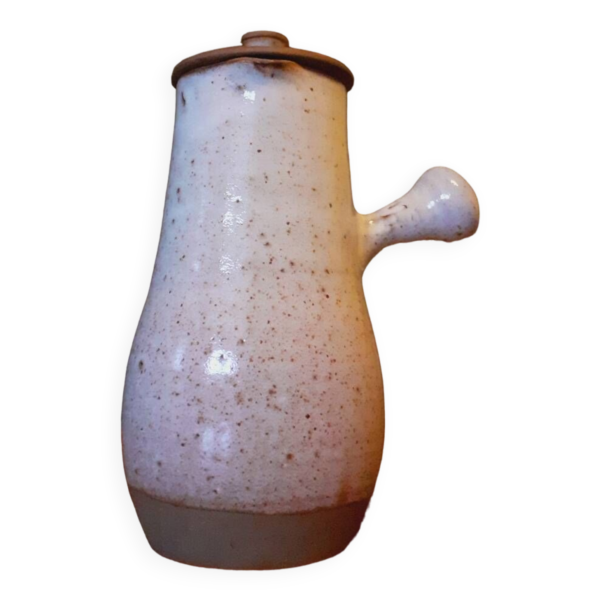Ceramic jug from the 60s Roger Jacques (1920-2001) Puisaye stoneware