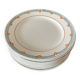 Saint Amand iron-earth dessert plates