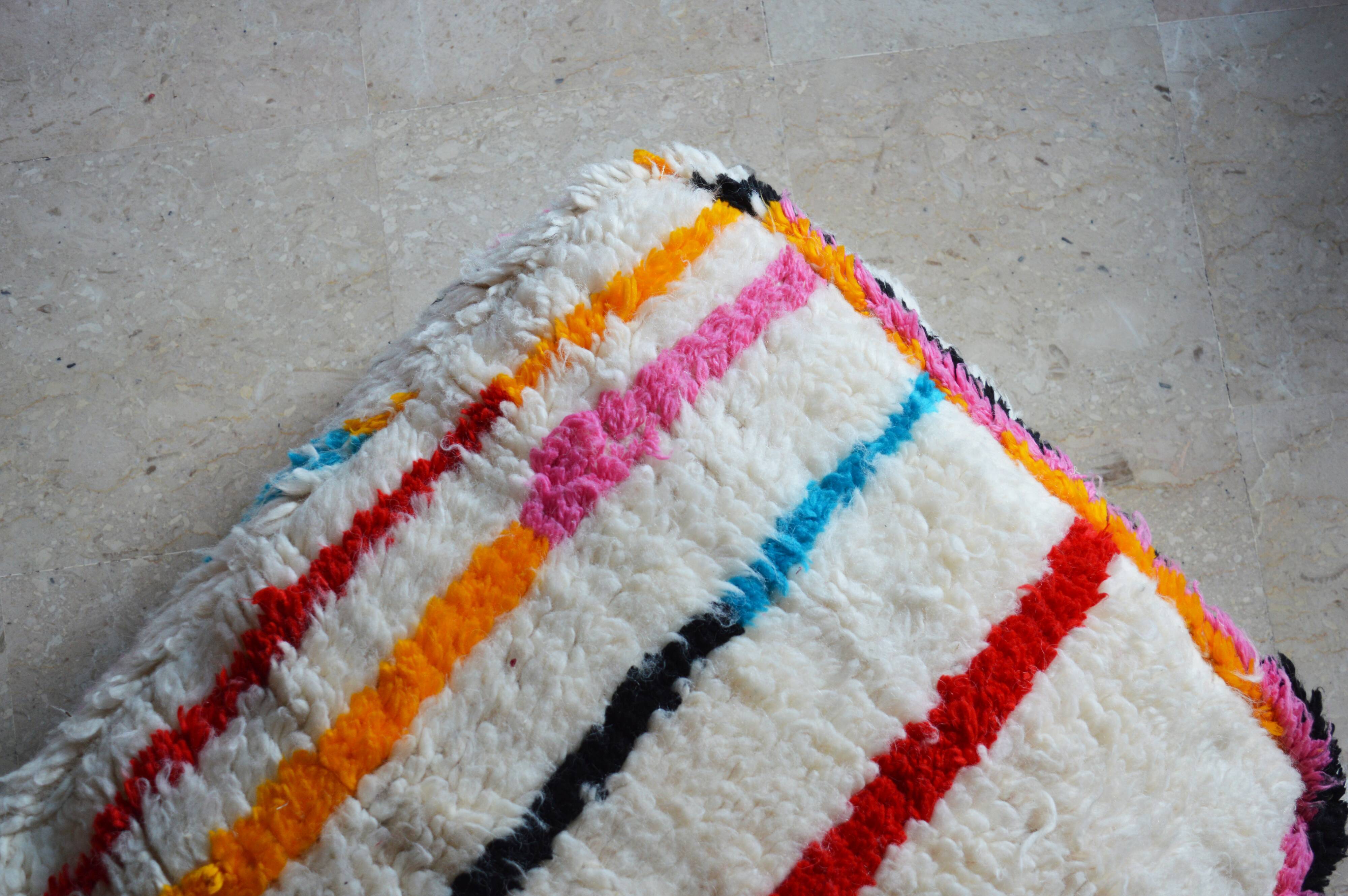 Pouf tapis marocain azilal