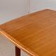Table à manger scandinave à double rallonge