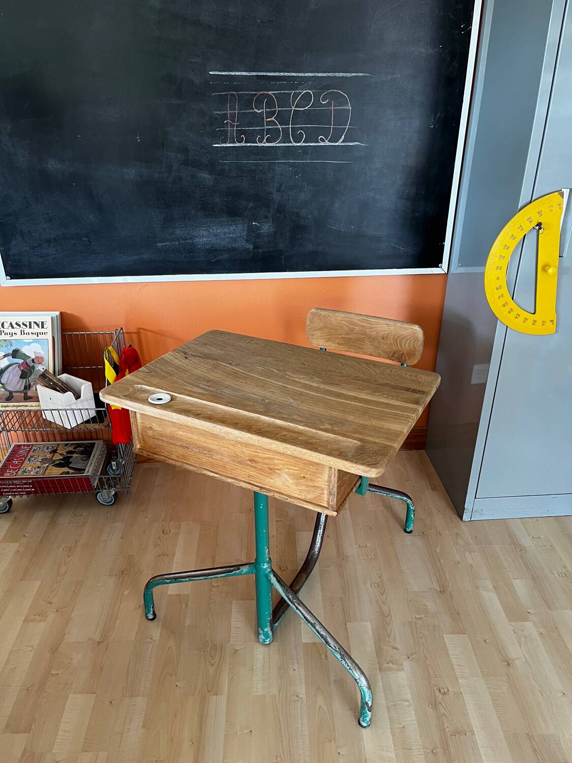 1950s school desk