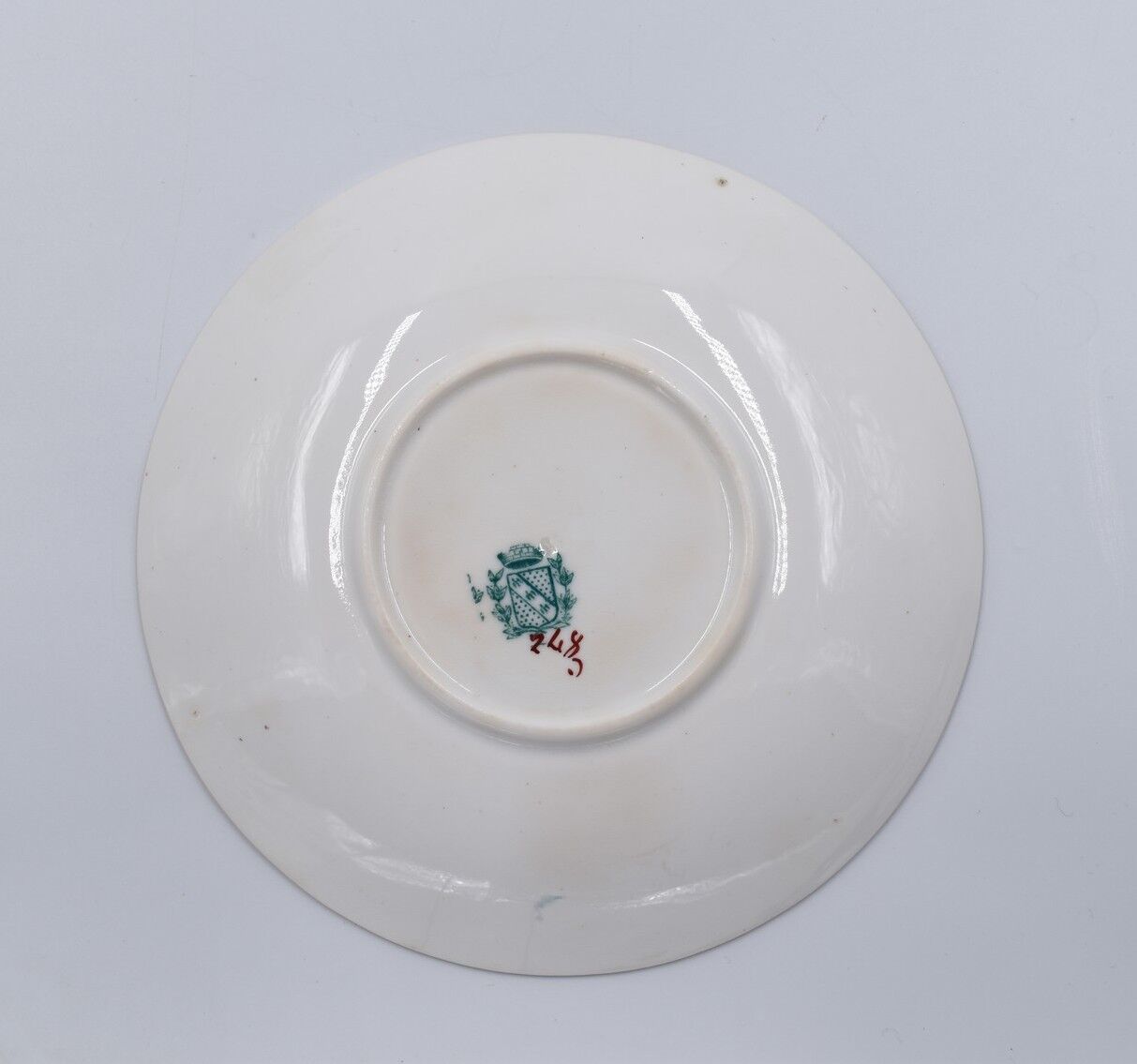 Cup and under cup Sarreguemines décor Minton n°248