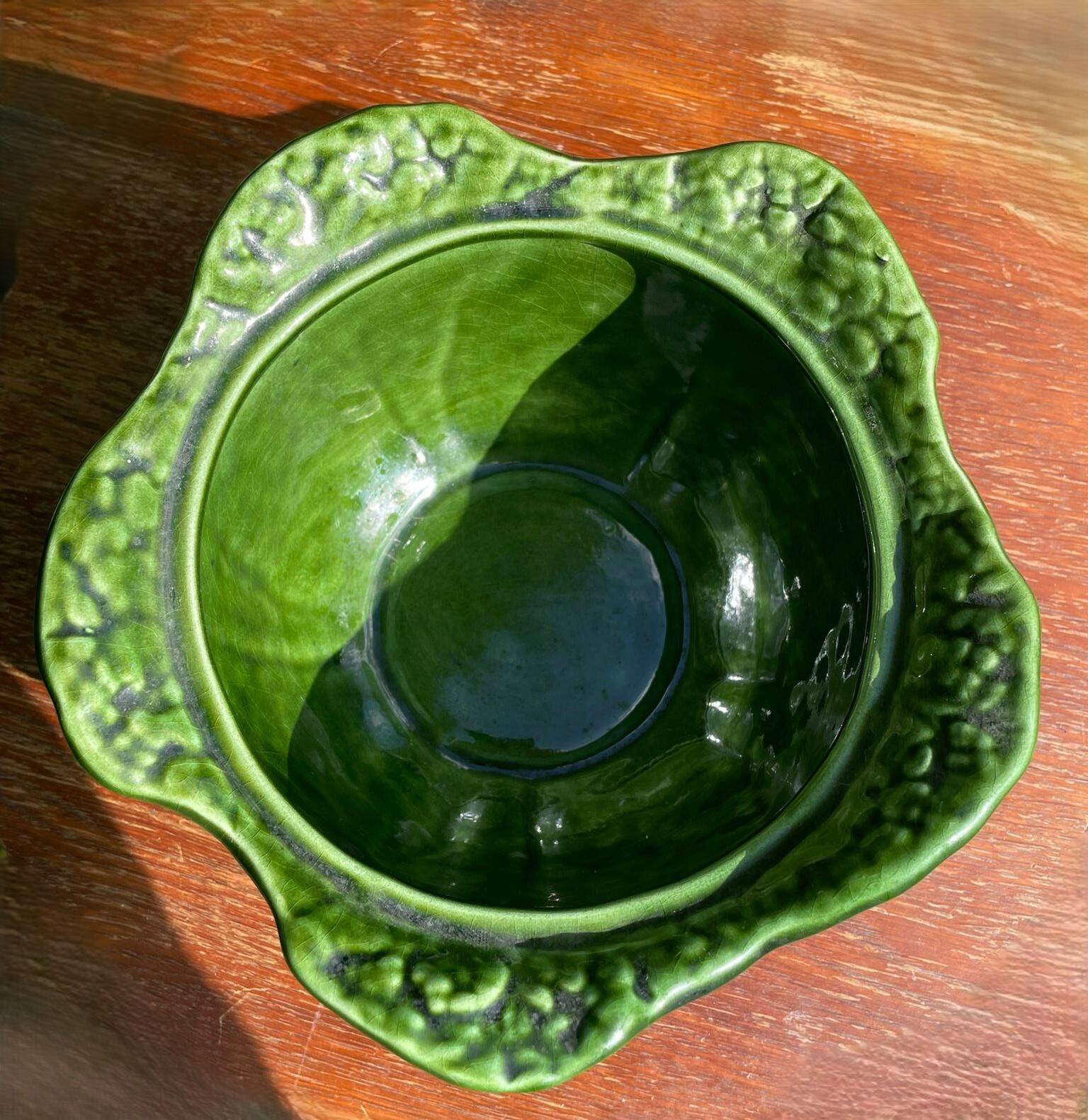 Cabbage clay soup tureen