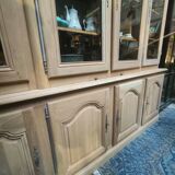 Library in natural solid cherry and ash