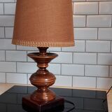 Lampe bois style arts and crafts