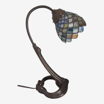 Lampe a poser Tiffany style art déco