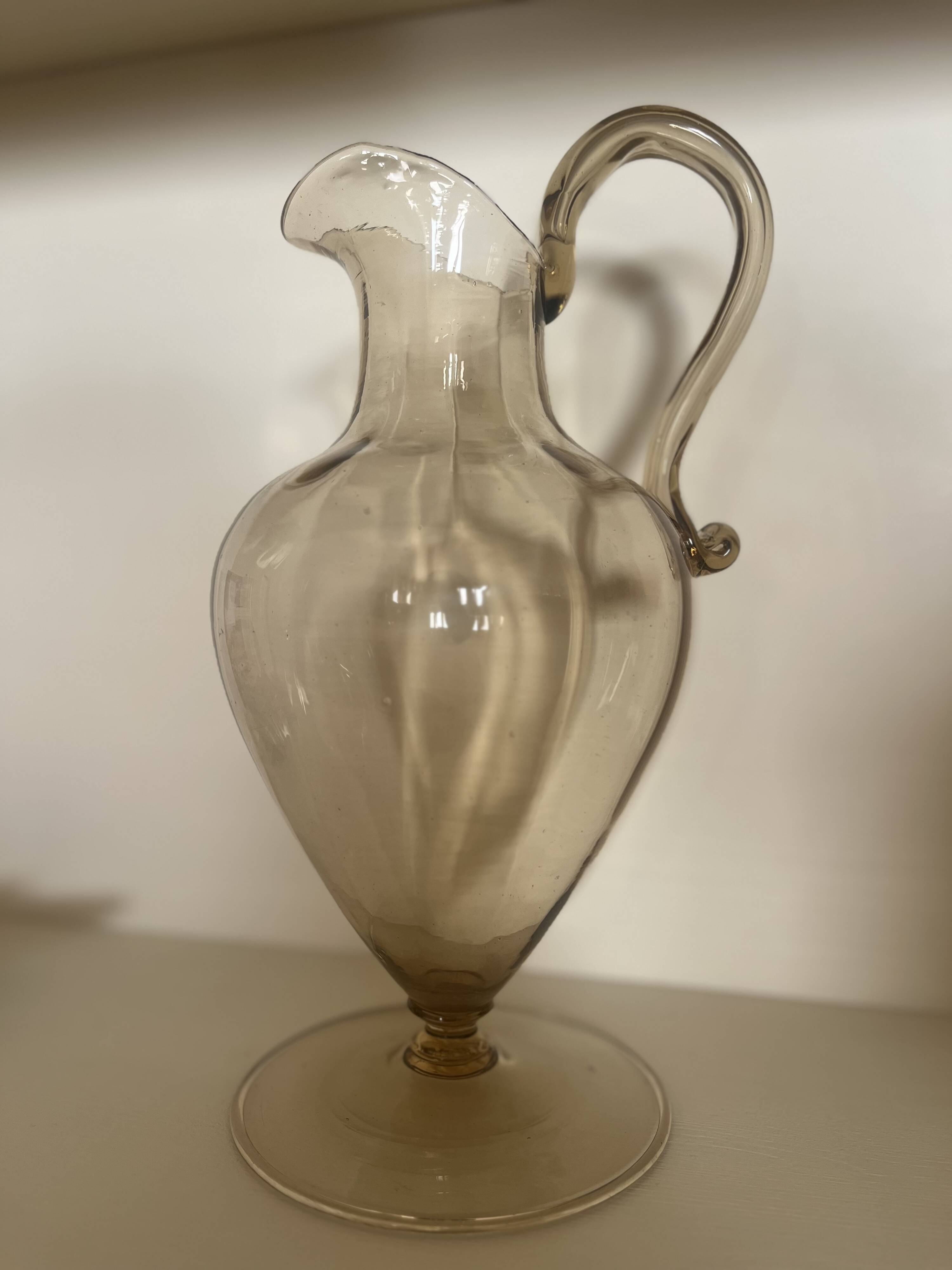 An Art Deco carafe by Venini by Vittorio Zecchin.