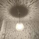 Large bubble glass pendant lamp by Peill and Putzler
