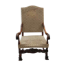 Fauteuil style renaissance en noyer