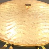 Grand Sputnik ceiling light in brass, Stilnovo style, 1970s.