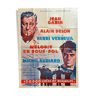 Affiche cinéma "Mélodie en sous-sol" Jean Gabin, Alain Delon 120x160cm 1968