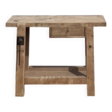 Antique workbench in raw solid wood