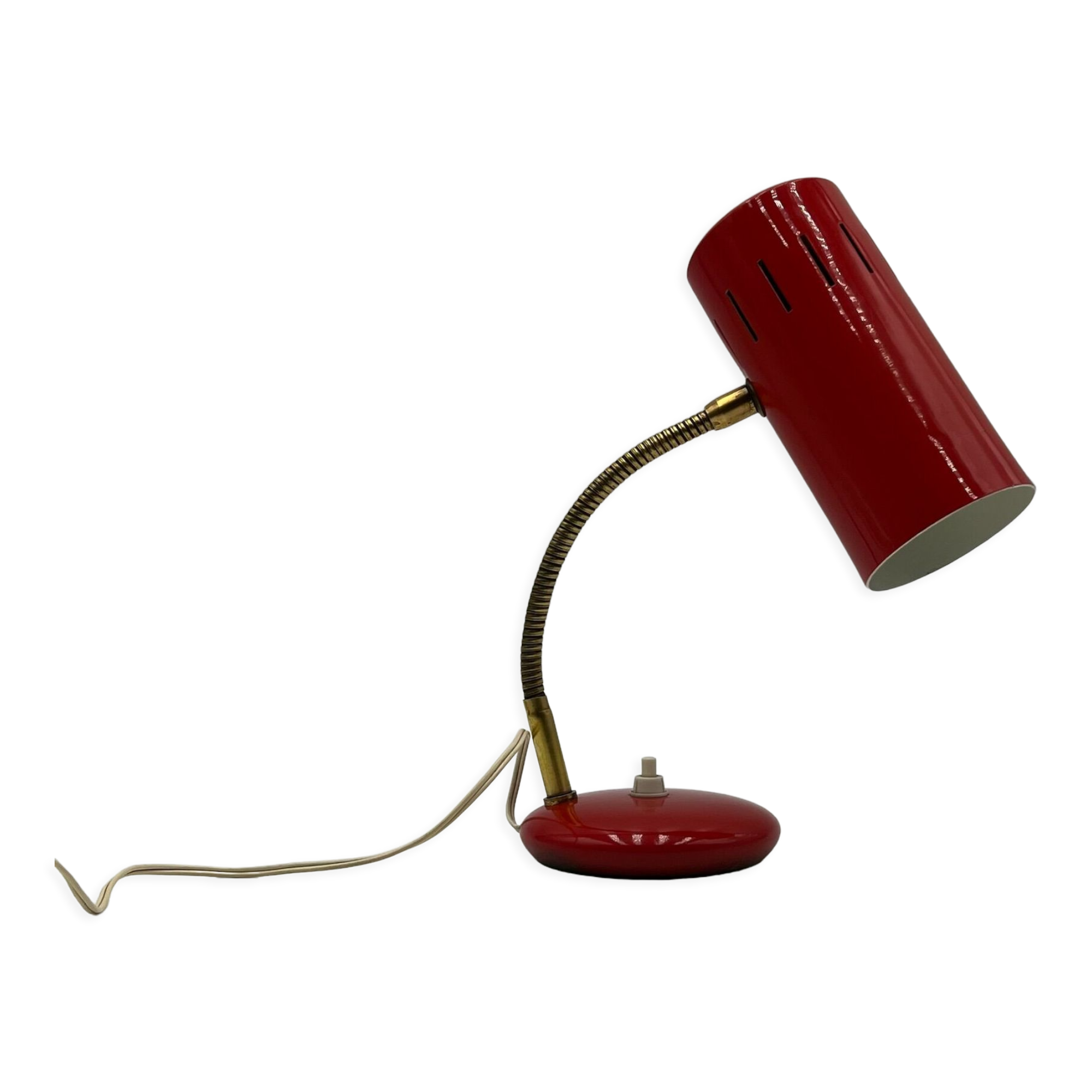 60s desk lamp - mid century modern bedside lamp - Stilnovo style