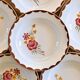 Antique plates from 1920, Choisy-le-Roi, Creil & Montereau, "Huguette"