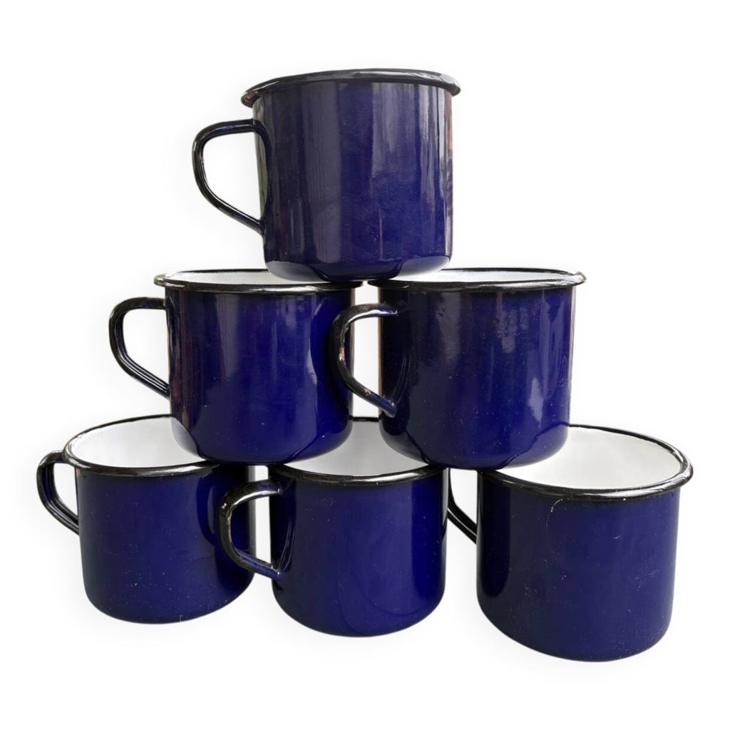 Tasse Émaillée | La Barque Échouée, Lava - François Desjobert