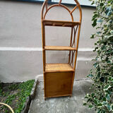 Rattan bookcase