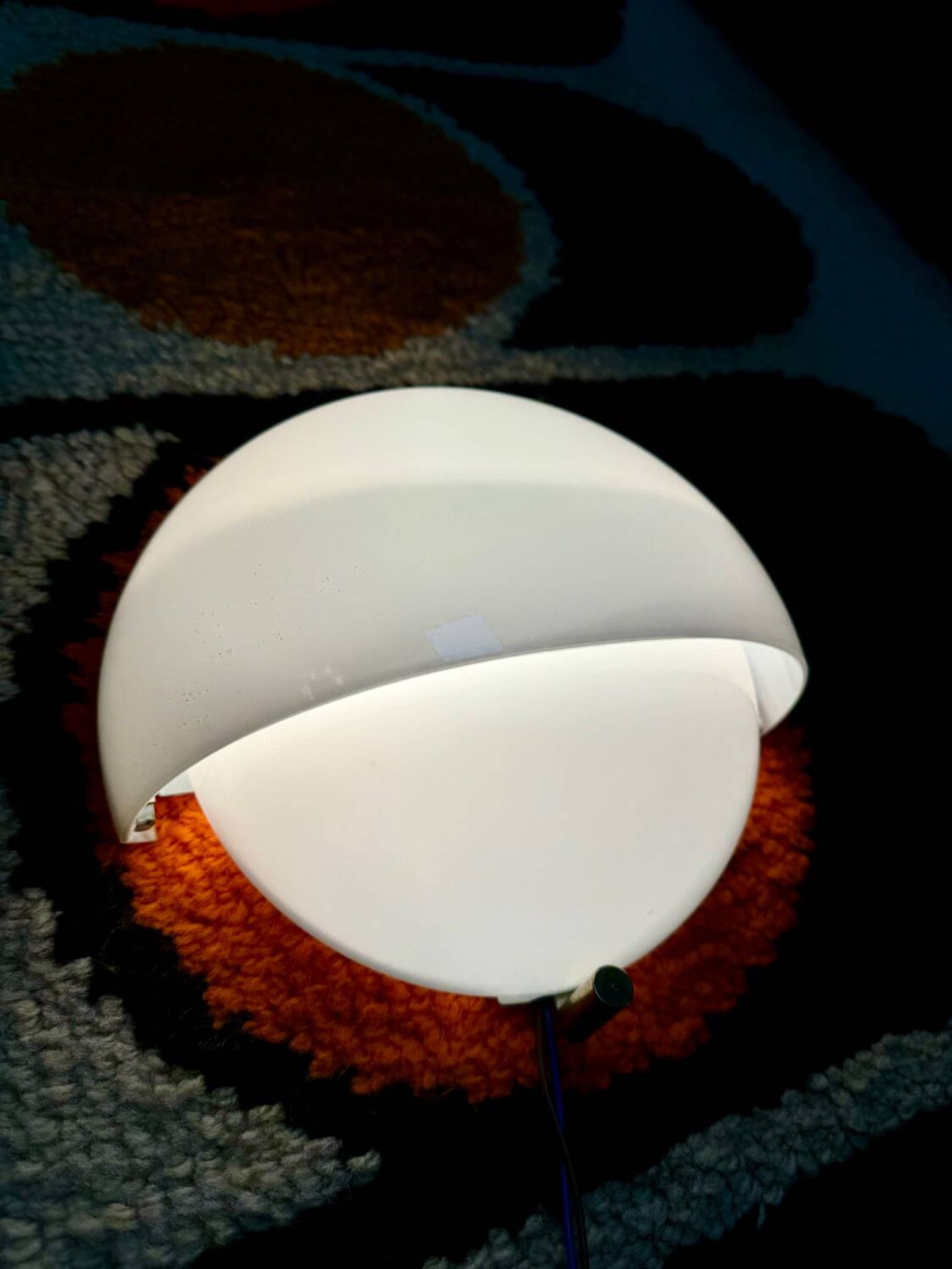Vintage Murano glass wall lamp by Vico Magistretti for Artemide / Mania / Space Age