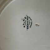 Large round serving dish Terre de Fer Richelieu St Amand