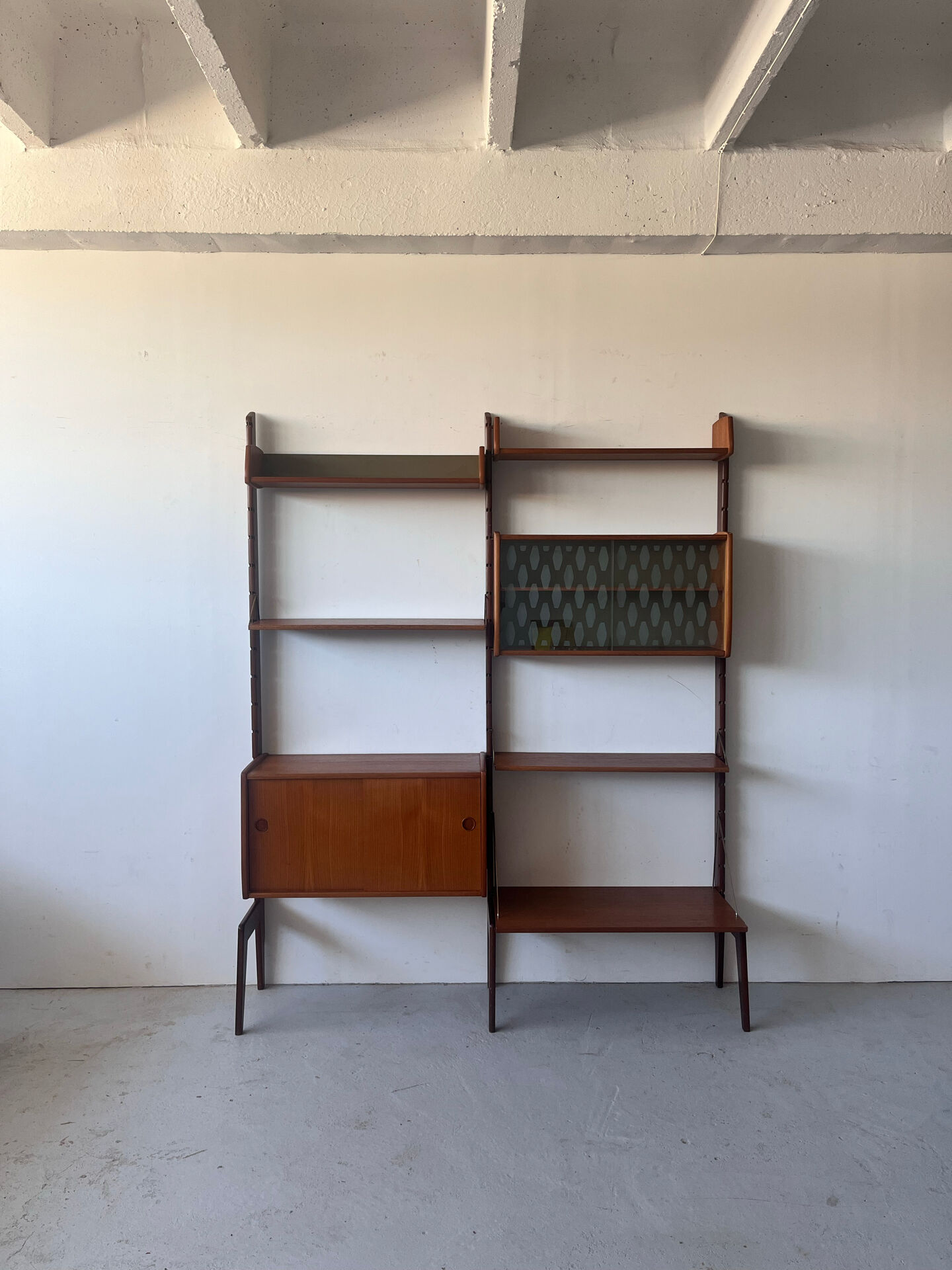 Teak Mid Century Modular Bookcase, 1960’s Norway