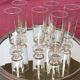 Set of 6 flutes 70s Luminarc Arcoroc
