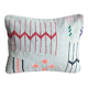 Coussin bohème marocain blanc