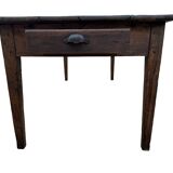 Oak farm table with 2 drawers 19'S