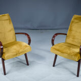 Armchairs by Jaroslav Smidek for Ton, 1960s, Set of 2