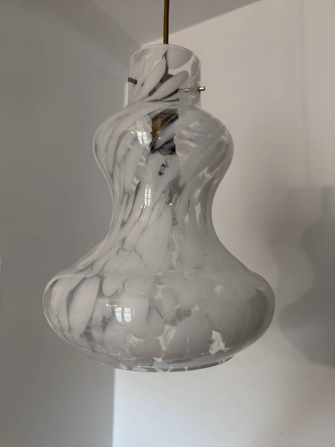 Space Age Murano glass chandelier from the 70s