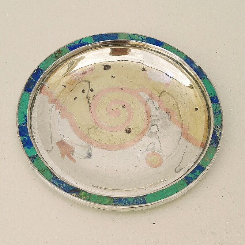 Gold silver metal copper dinanderie cup