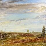 Boris Mitavski (1948): "The Forgotten House" during 2 Russian paintings